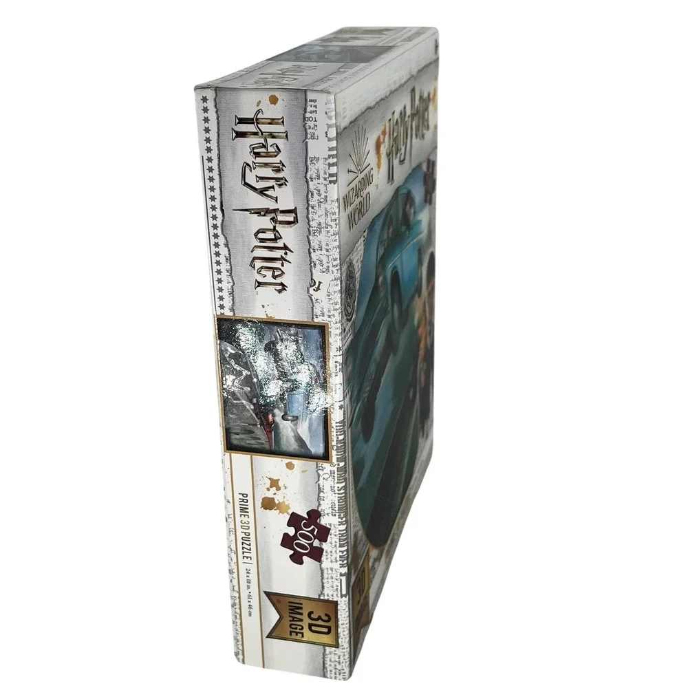 Prime 3D Harry Potter 500 Piece Jigsaw Puzzle 24x18in Multicolor Wizarding World